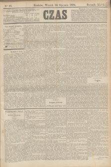Czas. R.47, Ner 23 (30 stycznia 1894)