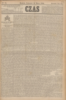 Czas. R.47, Ner 71 (29 marca 1894)