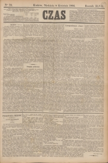 Czas. R.47, Ner 79 (8 kwietnia 1894)