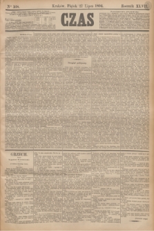 Czas. R.47, Ner 168 (27 lipca 1894) + wkładka