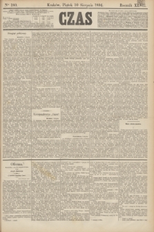 Czas. R.47, Ner 180 (10 sierpnia 1894)
