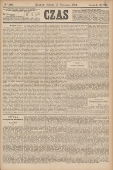 Czas. R.47, Ner 209 (15 września 1894)