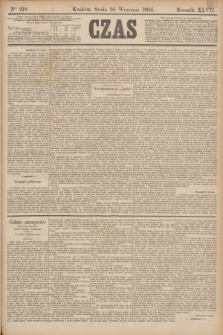 Czas. R.47, Ner 218 (26 września 1894)