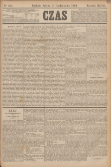 Czas. R.47, Ner 233 (13 października 1894)