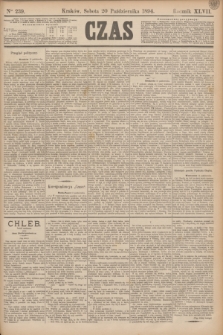 Czas. R.47, Ner 239 (20 października 1894)