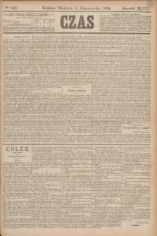 Czas. R.47, Ner 240 (21 października 1894) + dod.