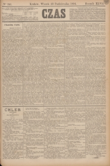 Czas. R.47, Ner 241 (23 października 1894)