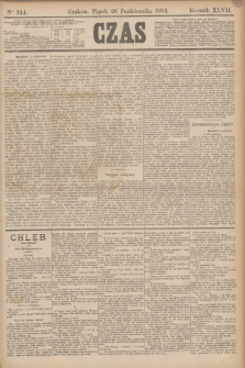Czas. R.47, Ner 244 (26 października 1894)