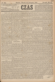 Czas. R.47, Ner 264 (20 listopada 1894)