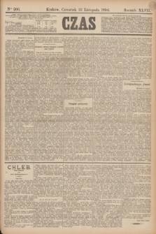 Czas. R.47, Ner 266 (22 listopada 1894)