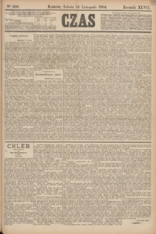 Czas. R.47, Ner 268 (24 listopada 1894)