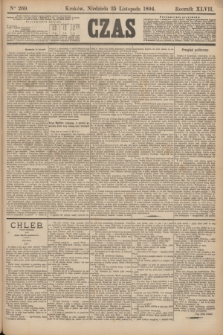Czas. R.47, Ner 269 (25 listopada 1894)