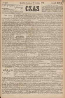 Czas. R.47, Ner 275 (2 grudnia 1894)