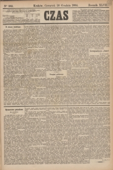 Czas. R.47, Ner 289 (20 grudnia 1894)