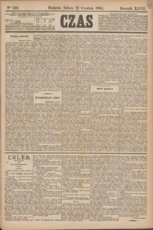 Czas. R.47, Ner 291 (22 grudnia 1894)