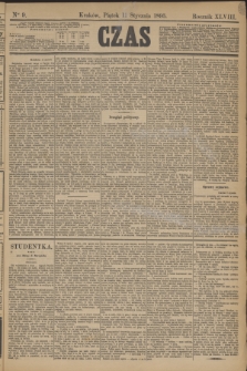 Czas. R.48, Ner 9 (11 stycznia 1895)
