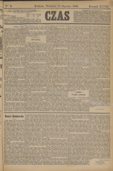 Czas. R.48, Ner 11 (13 stycznia 1895)