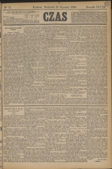 Czas. R.48, Ner 17 (20 stycznia 1895)