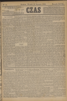 Czas. R.48, Ner 18 (22 stycznia 1895)