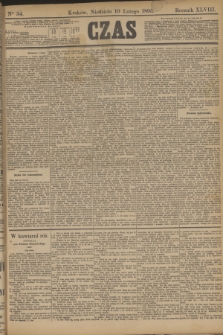 Czas. R.48, Ner 34 (10 lutego 1895)