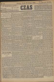 Czas. R.48, Ner 42 (20 lutego 1895)