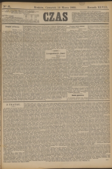 Czas. R.48, Ner 61 (14 marca 1895)