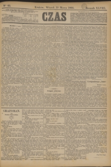 Czas. R.48, Ner 65 (19 marca 1895)