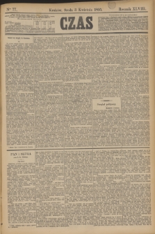 Czas. R.48, Ner 77 (3 kwietnia 1895)