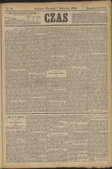 Czas. R.48, Ner 81 (7 kwietnia 1895)
