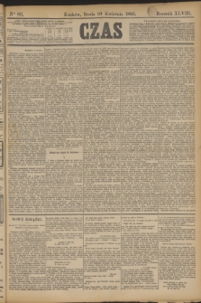 Czas. R.48, Ner 83 (10 kwietnia 1895)