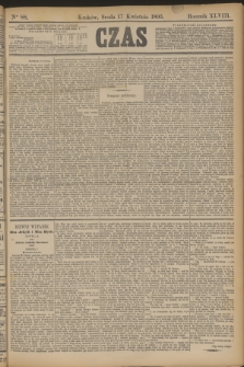 Czas. R.48, Ner 88 (17 kwietnia 1895)