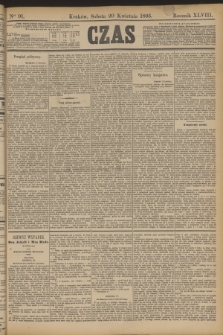 Czas. R.48, Ner 91 (20 kwietnia 1895)