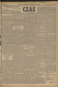 Czas. R.48, Ner 92 (21 kwietnia 1895)