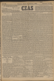 Czas. R.48, Ner 94 (24 kwietnia 1895)
