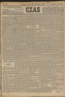 Czas. R.48, Ner 96 (26 kwietnia 1895)