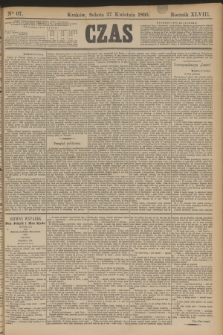 Czas. R.48, Ner 97 (27 kwietnia 1895)