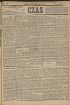 Czas. R.48, Ner 111 (15 maja 1895)