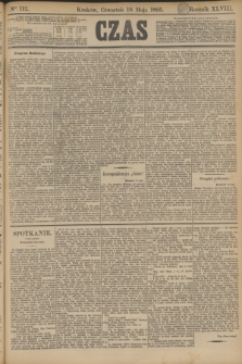Czas. R.48, Ner 112 (16 maja 1895)