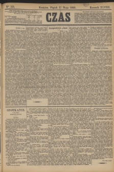 Czas. R.48, Ner 113 (17 maja 1895)