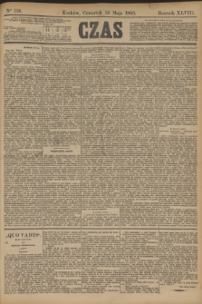 Czas. R.48, Ner 118 (23 maja 1895)