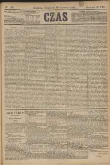 Czas. R.48, Ner 136 (16 czerwca 1895)