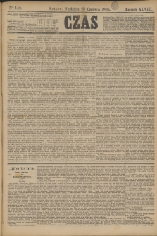 Czas. R.48, Ner 142 (23 czerwca 1895)