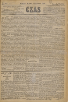 Czas. R.48, Ner 143 (25 czerwca 1895)