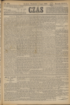 Czas. R.48, Ner 153 (7 lipca 1895)