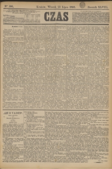 Czas. R.48, Ner 166 (23 lipca 1895)