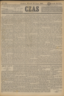 Czas. R.48, Ner 172 (30 lipca 1895)