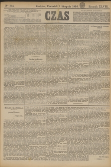 Czas. R.48, Ner 174 (1 sierpnia 1895)