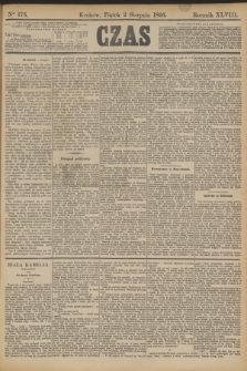 Czas. R.48, Ner 175 (2 sierpnia 1895)