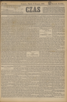 Czas. R.48, Ner 181 (9 sierpnia 1895)