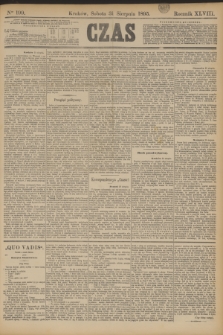 Czas. R.48, Ner 199 (31 sierpnia 1895)